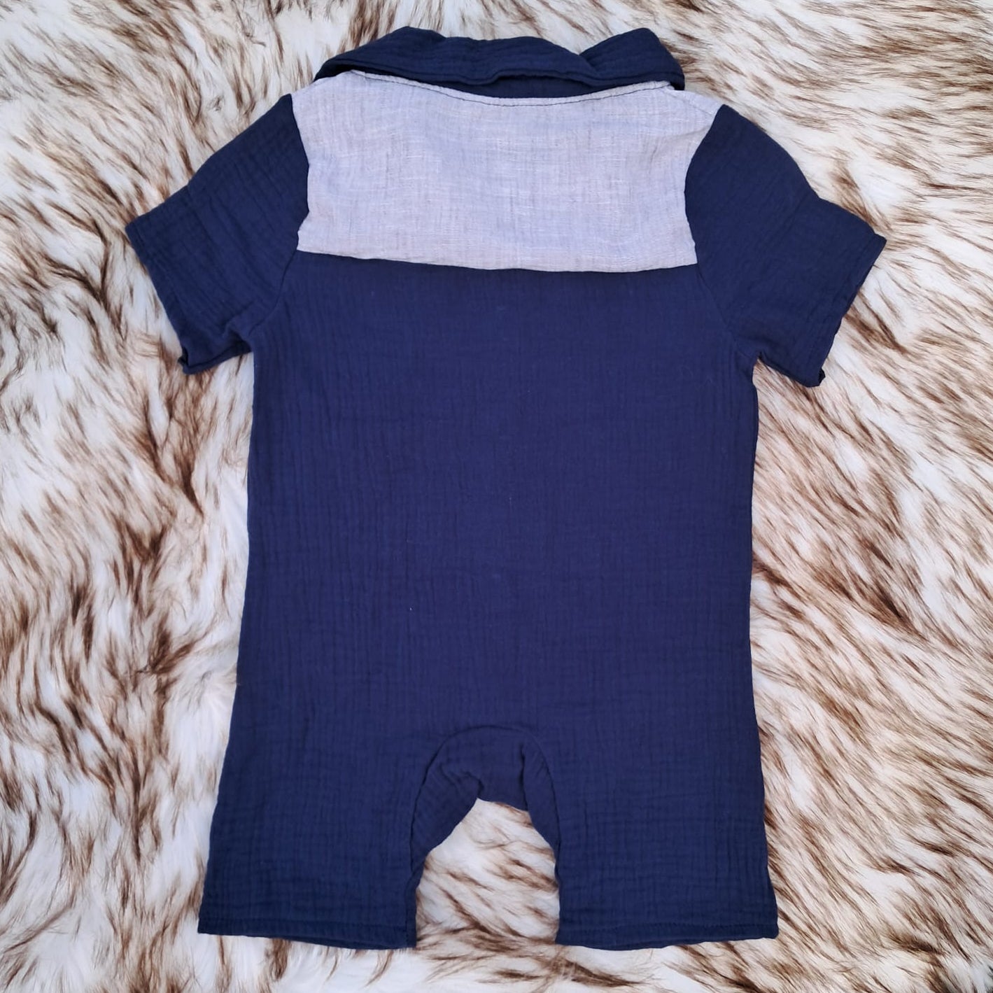 Boys Two Tone Romper