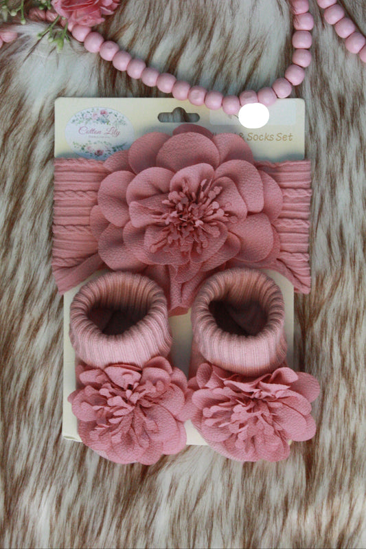 booties & headband set