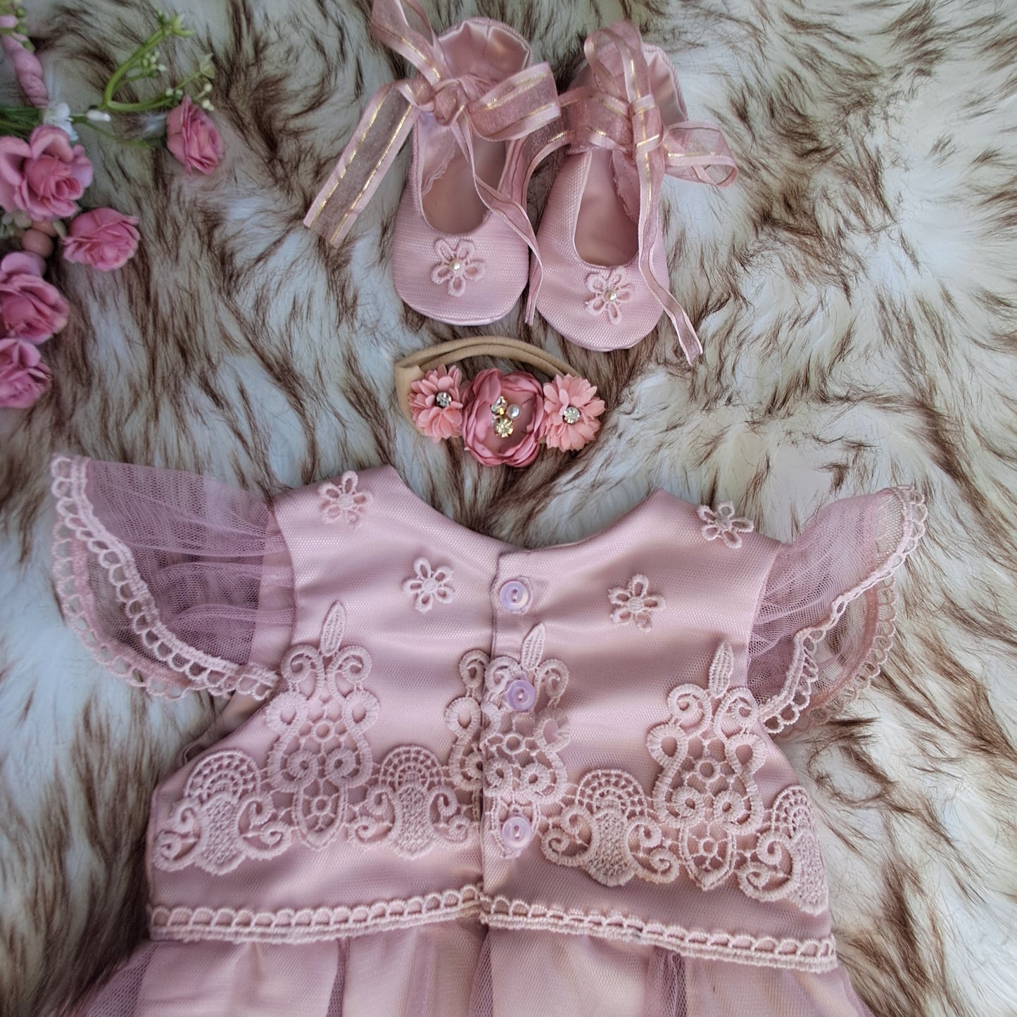Dusty pink dress