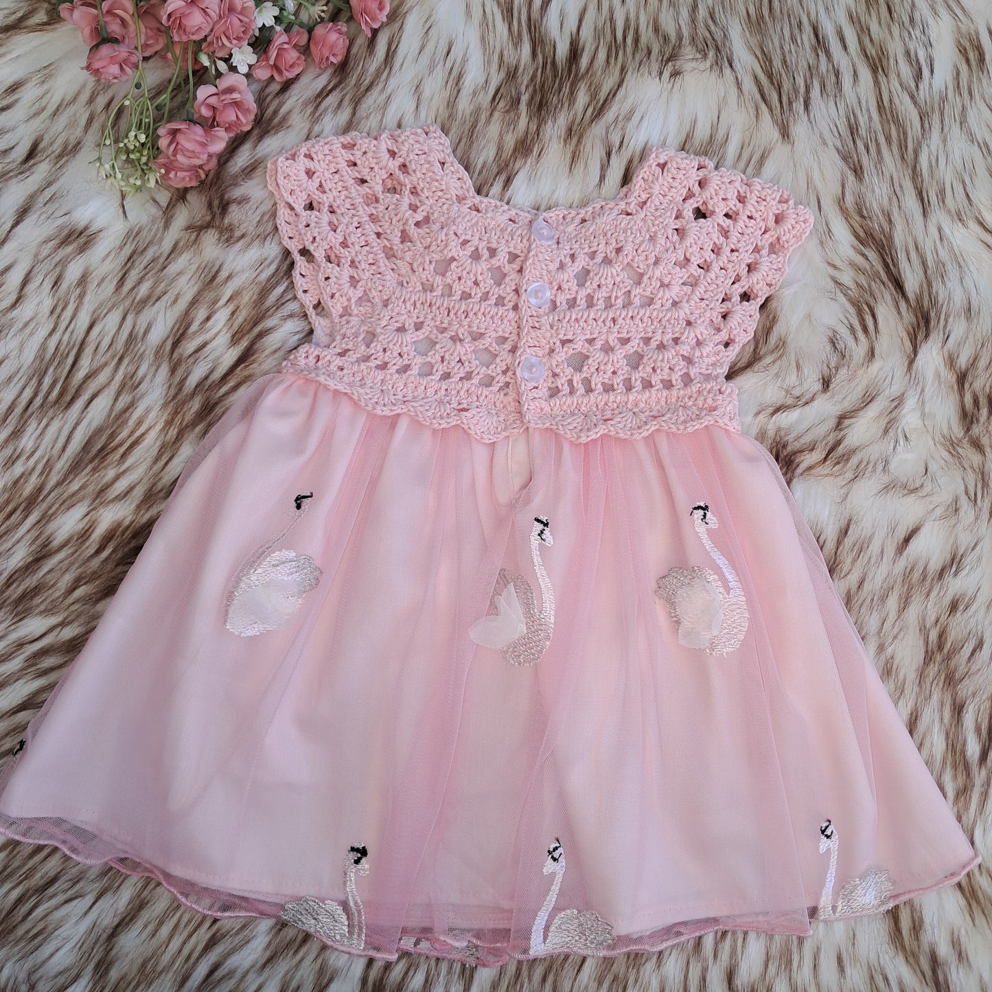 Swan Crochet Dress