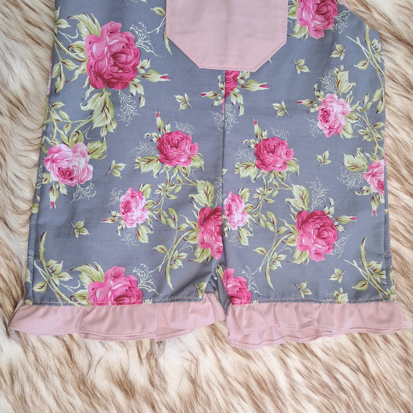 Floral cotton romper