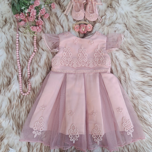 Dusty pink dress