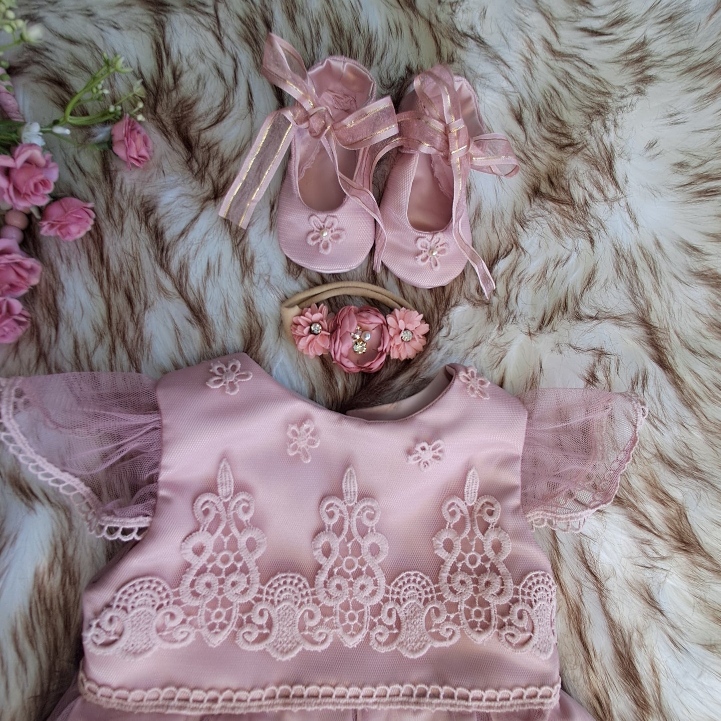 Dusty pink dress